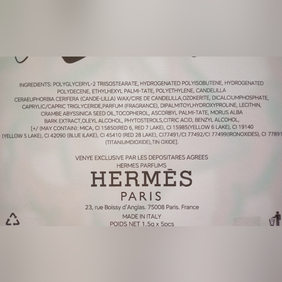 BNIB Exquisite Hermes Lipstick Boxed Set of 5💄 - Picture 7 of 8